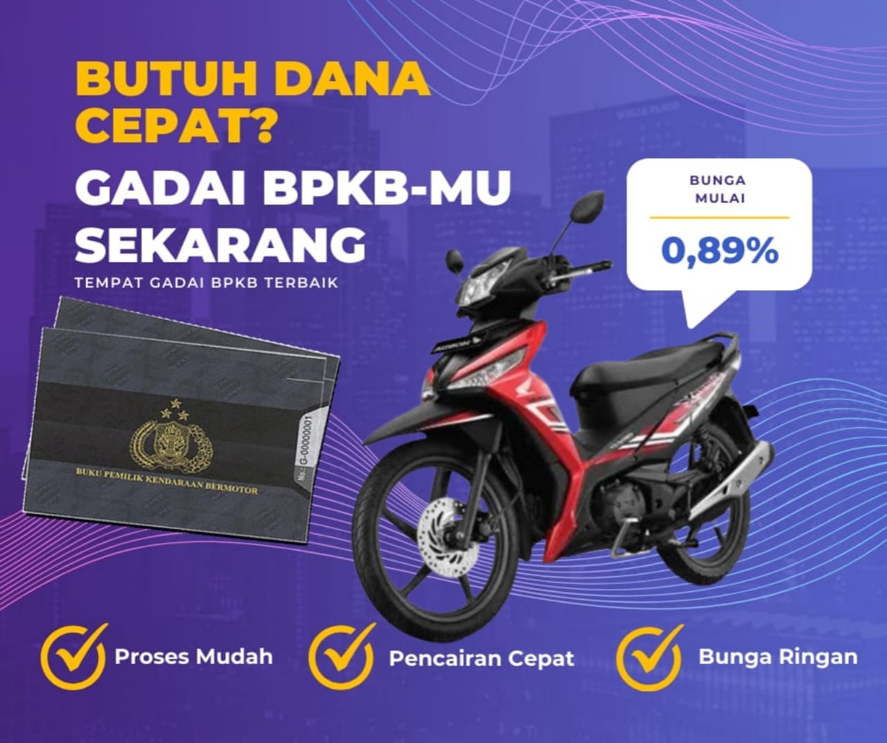Kredit Jaminan Bpkb Motor Honda NewSuprax125 Fisw Dapat Dana Berapa? Seperti Ini Simulasinya